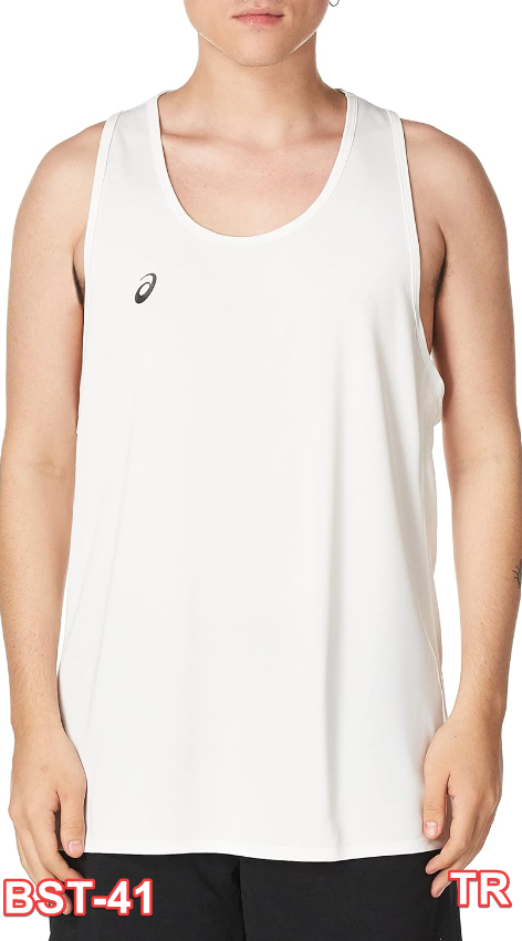 ASICS Men's Rival Ii Singlet, Sleeveless, Stretchable, Sports Wear, White, 3XS