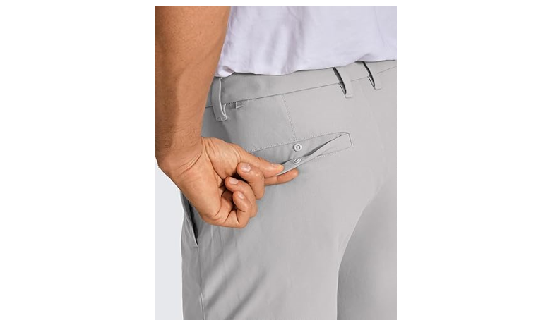 CRZ YOGA Men's All Day Comfy Golf Shorts - 7" Stretch Lightweight Casual Work,28