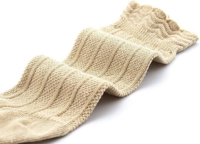 Bestjybt Baby Girls Boys Knee High Cotton Newborn Infants Toddlers Socks, 3-12M