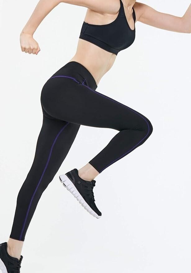 ATHLIO Women's Thermal Yoga Pants Workout Leggings 3 Pack Black/Black/Charcoal M