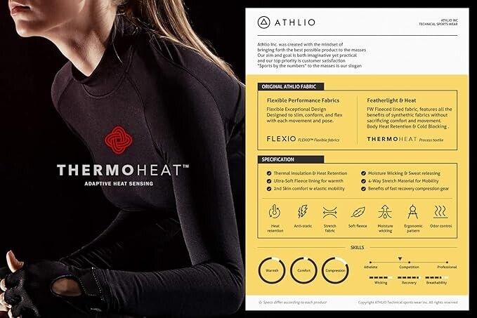 ATHLIO Women's Thermal Yoga Pants Workout Leggings 3 Pack Black/Black/Charcoal M