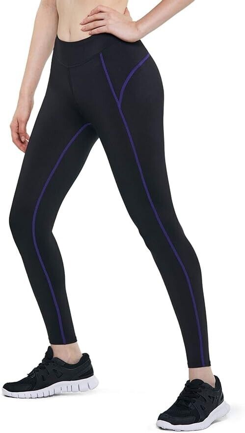 ATHLIO Women's Thermal Yoga Pants Workout Leggings 3 Pack Black/Black/Charcoal M