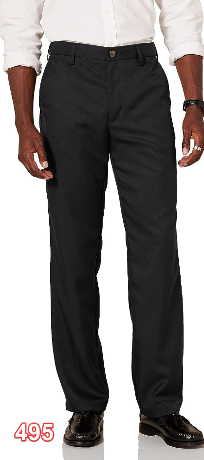 Amazon Essentials Men's Classic-Fit Expandable-Waist Flat-Front Dress Pant 32X30