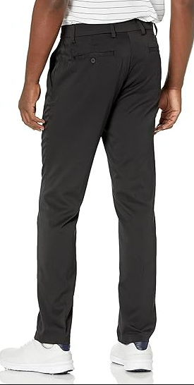Amazon Essentials Men's Slim-Fit Stretch Golf Pant Black 32WX30L