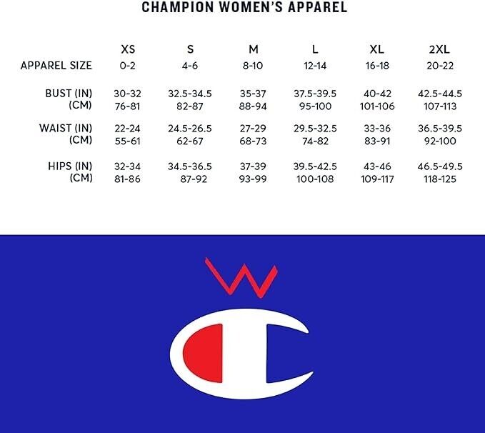 Champion Women's Plus Size T-Shirt C Patch, Black, 1X WOMEN LONG SLEEVE T SHIRT
