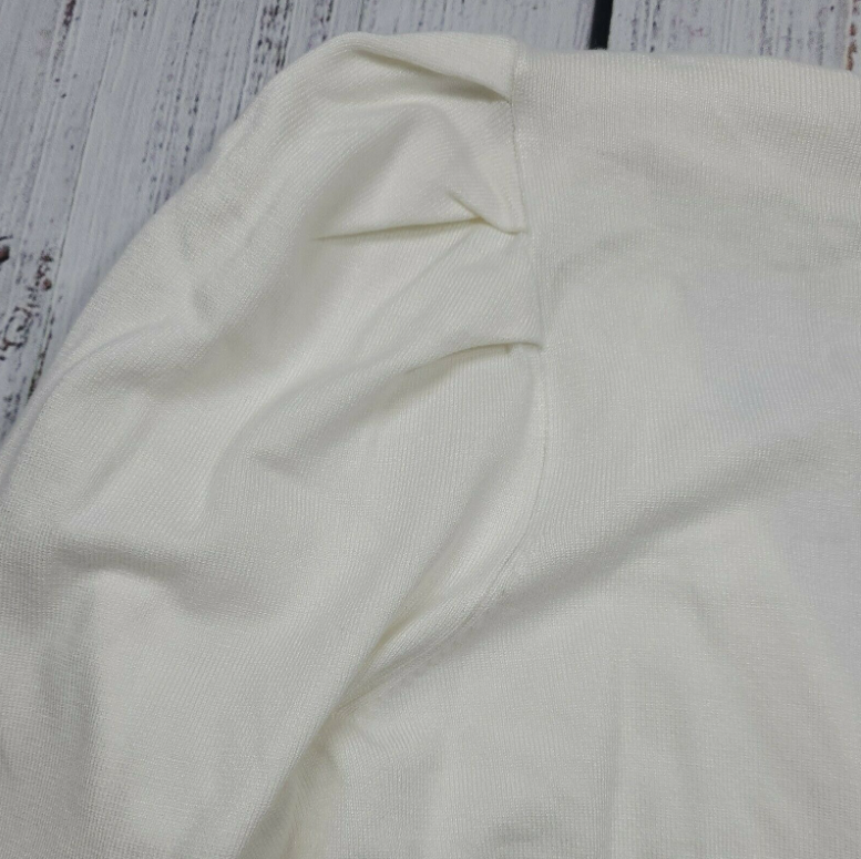 DANIELLE BERNSTEIN CROPPED CARDIGAN SWEATER WOMEN'S PLUS SIZE 2X Cloud