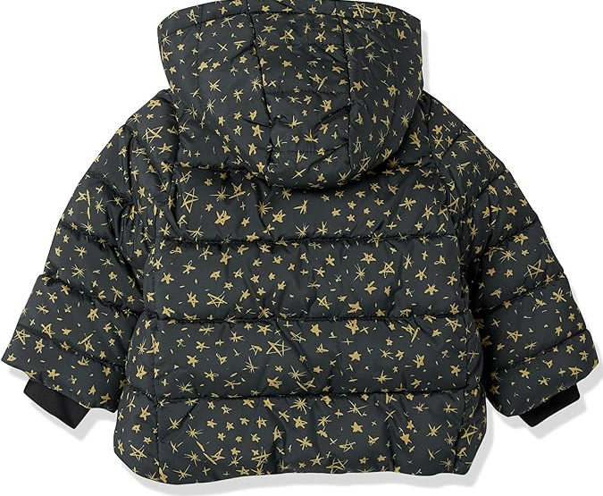 Amazon Essentials Babies, Toddlers, and Girls' Heavyweight Hooded Puffer Jacket