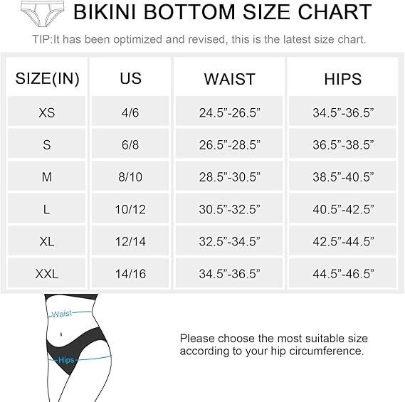 Bellecarrie Women's High Waisted Bathing Suit Bottom Tummy Control Swim Shorts M