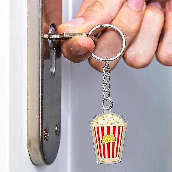 12 Pieces Acrylic Movie Keychains Now Showing Party Supplies Movie Camera Film