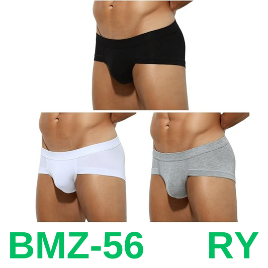 Arjen Kroos Men's Sexy Briefs Underwear, 3 Pack Modal Breathable Boxer, M