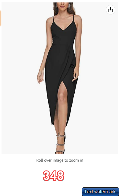CMZ2005 Womens Sexy V Neck Backless Maxi Dress Sleeveless Spaghetti Straps Dress