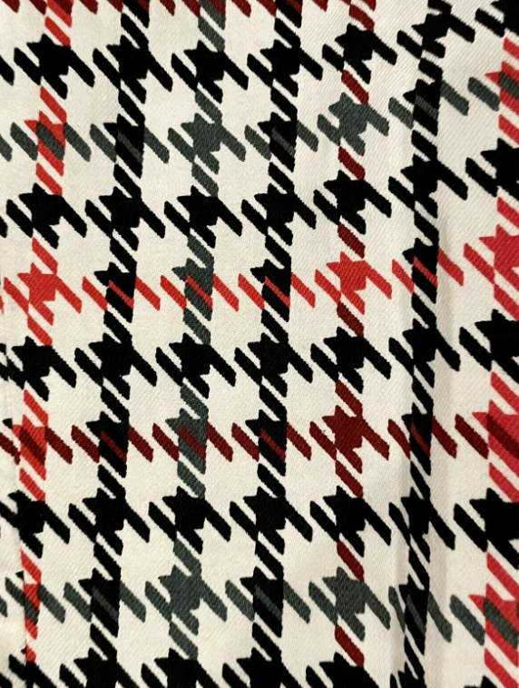 BLDWN NWT Fab Piper Graphic Houndstooth Jeans 31 Multicolor Pristine Retail=$258
