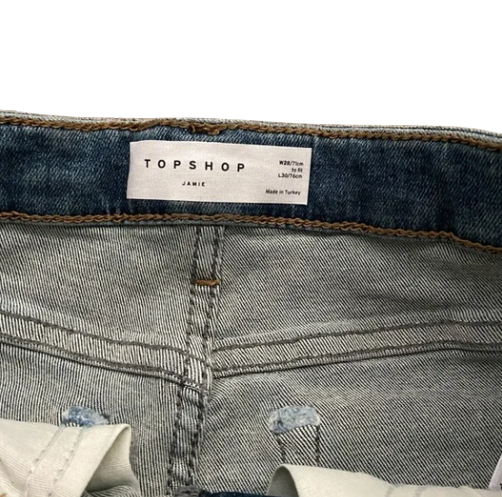 Topshop ripped jeans size 28 W28L30 Jamie style