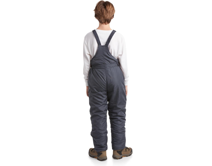 Cherokee Kids’ Snow Bib-Boys and Girls Insulated Ski Pants Overalls (4-18), Gray