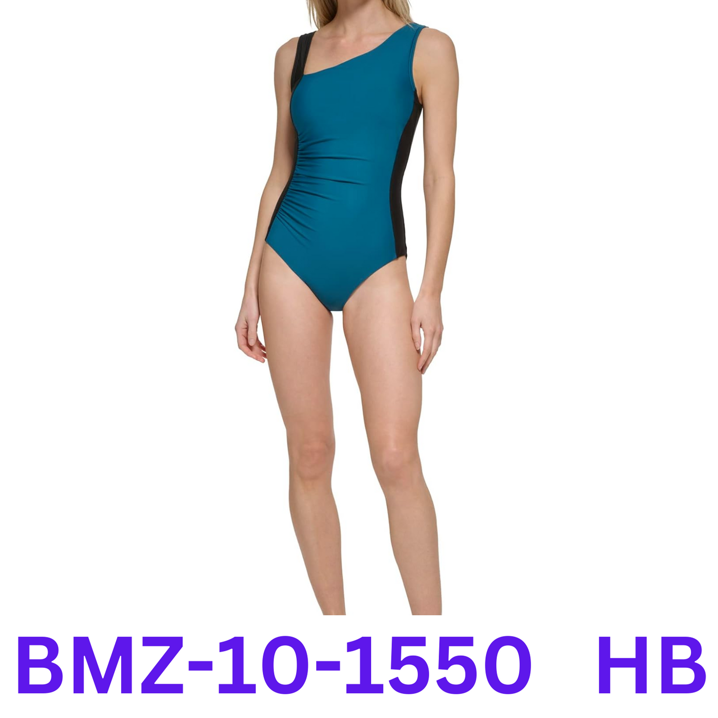 Calvin Klein Women's Standard Starburst PleatOne Piece Swimsuit, CYPRESS, 12