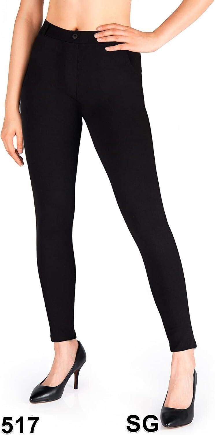 Yogipace, Belt Loops, Women's Yoga Pants Skinny, Large/28", Skinny Work Leggings