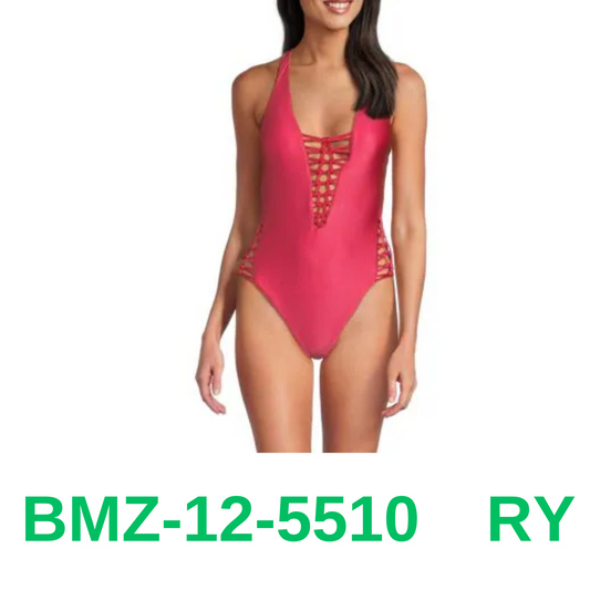 Becca by Rebecca Virtue Women's Standard Color Sheen One Piece Swimsuit, M