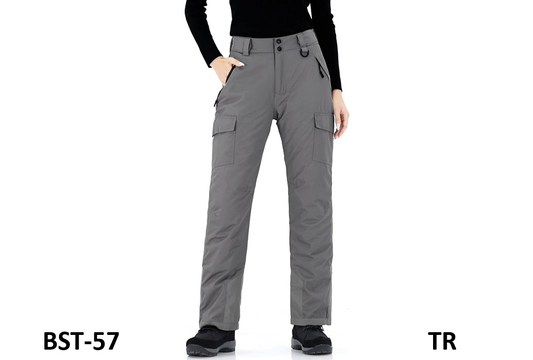 WULFUL Women Insulated Ski Waterproof Winter Snowboarding Skiing Cargo Pants XXL