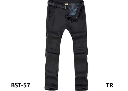 TBMPOY Men Snow Ski Waterproof Fleece Lined Pants Outdoor Hiking Mountain Pant L
