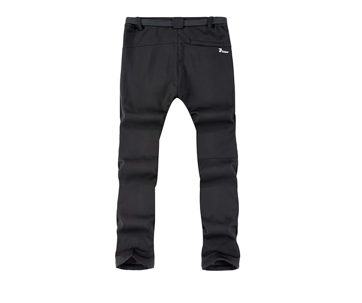 TBMPOY Men Snow Ski Waterproof Fleece Lined Pants Outdoor Hiking Mountain Pant L