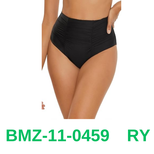 Becca by Rebecca Virtue Women's Standard Color Code High Waisted Bikini Bottom,M