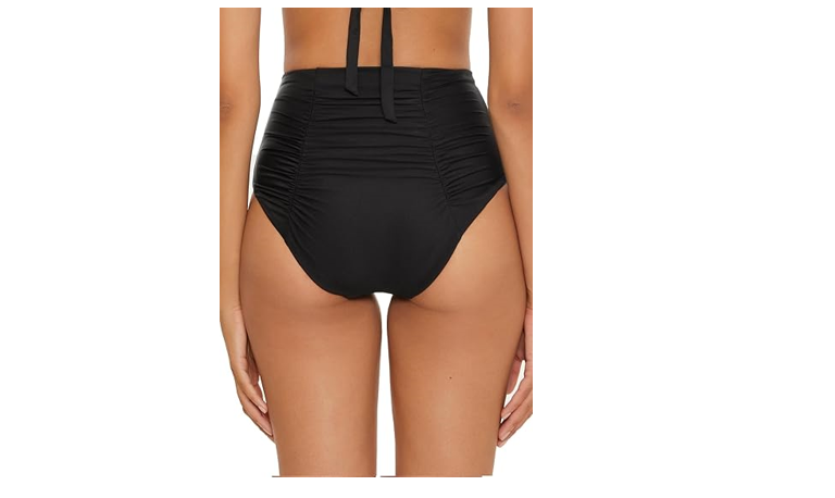 Becca by Rebecca Virtue Women's Standard Color Code High Waisted Bikini Bottom,M