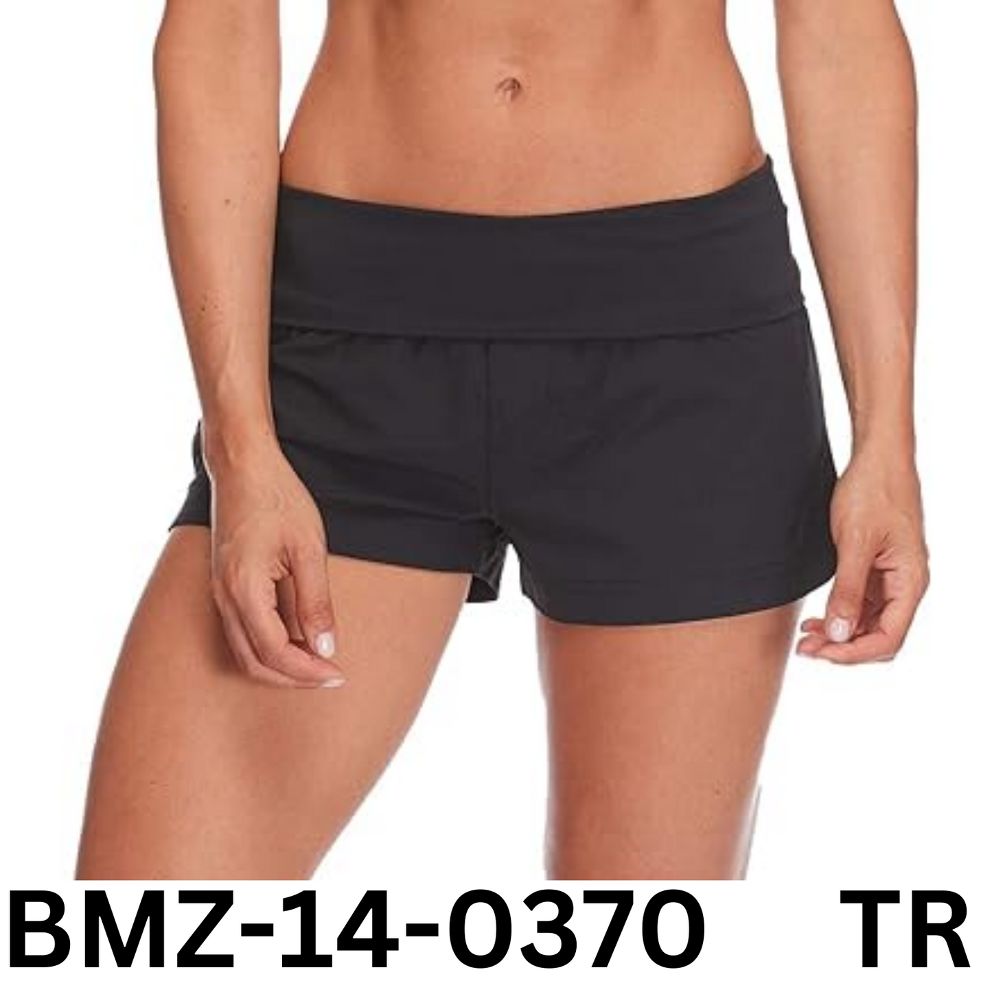 Body Glove Women Standard Smoothies Seaside Solid 2" Vapor Boardshort, Black, XL