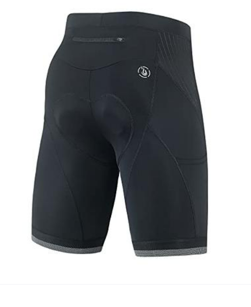 beroy Cycling Shorts Men Padded Spin Biker Shorts Padding Compression Biking 3XL