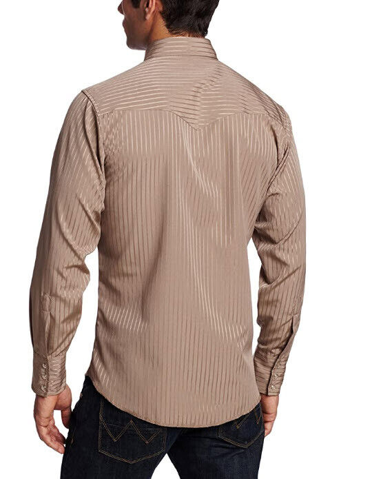 Wrangler Men's Sport Western Dark Tan Large ~B57