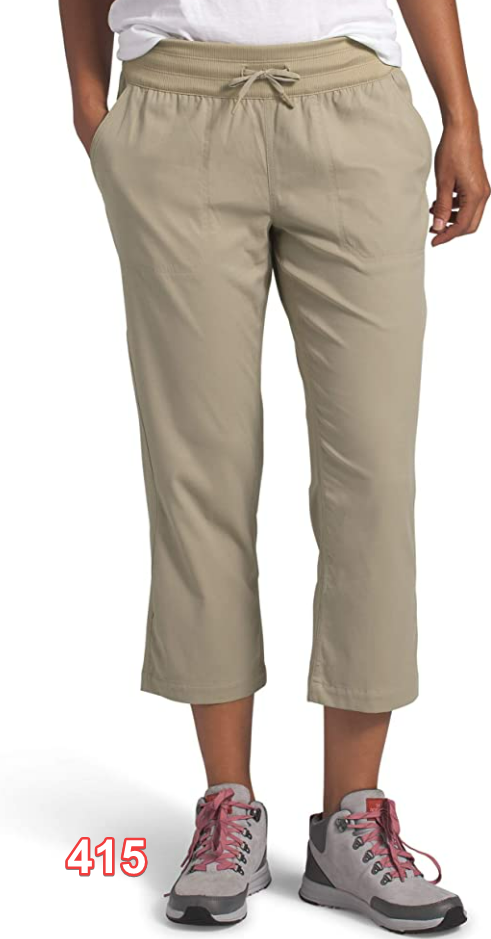 THE NORTH FACE Aphrodite Motion Capri Womens Pants Twill Beige 3xl