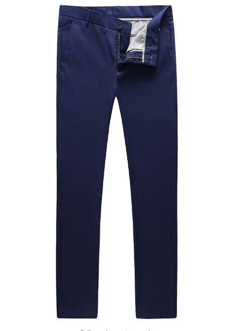 UNINUKOO Mens Two Piece Groom Wedding Formal Dinner Dance Party Skinny Suit M/29