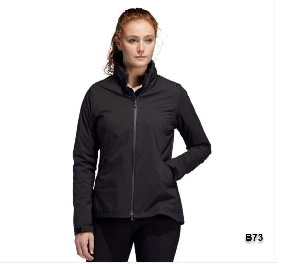 adidas Golf Women's Climaproof Jacket, Black, Large ~b73 ~$225