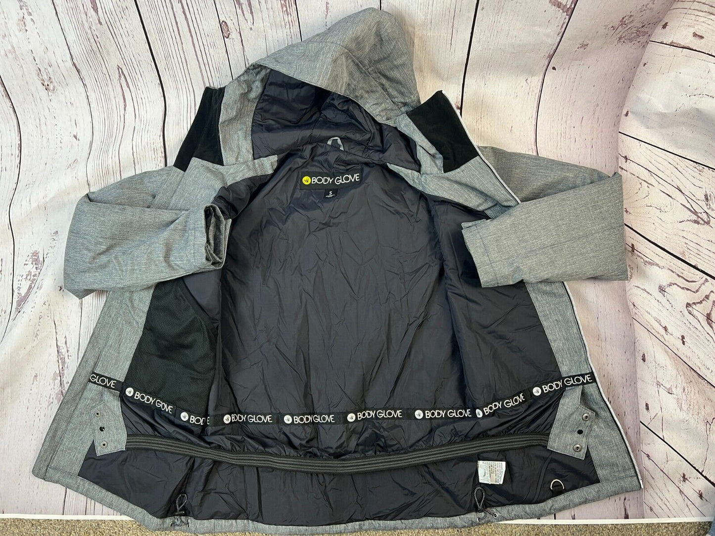 Body Glove Men's Softshell Ski Jacket Snow Jacket Hooded Men Winter Jacket S