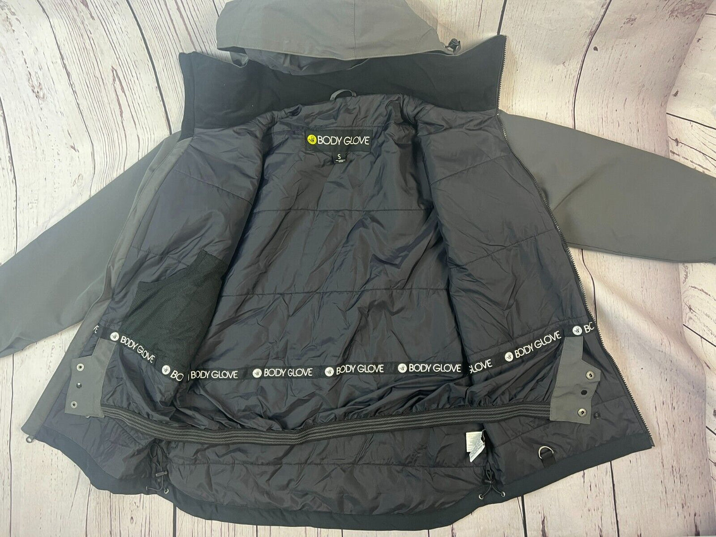 Body Glove Men's Softshell Ski Jacket Snow Jacket Hooded Men Winter Jacket S+M
