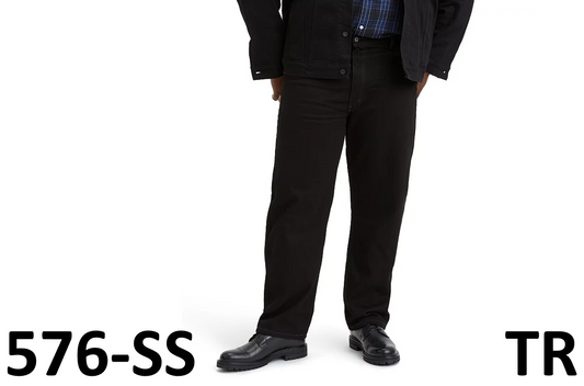 Big & Tall Levi's® 505™ Regular Fit Jeans Black 46Wx29L
