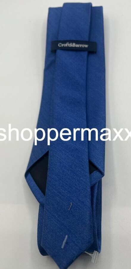 Croft & Barrow Men's Solid Color Tie, Blue, One Size