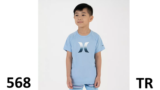 Boys 4-20 Hurley H2O-Dri Icon UPF 50 Graphic Tee, Psychic Blue, Size Large