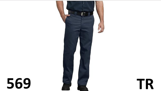 Dickies Men's 874 Flex Work Pants, Dark Navy, 44WX32L