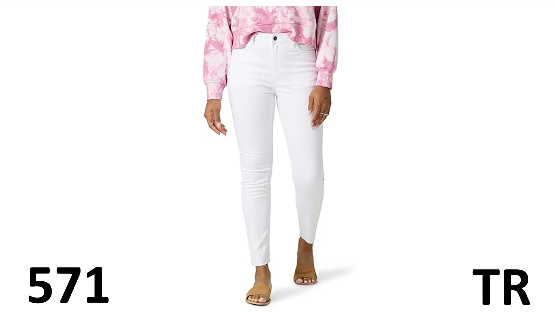 Wrangler Women's High Rise Unforgettable Skinny Jeans, Bright White, 14