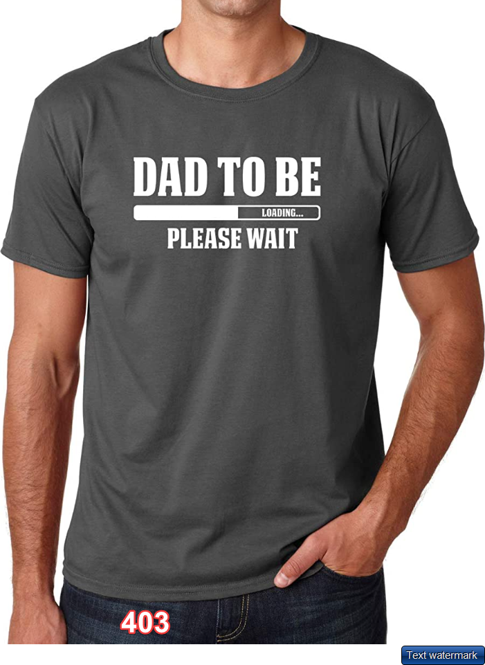 CBTwear Dad to Be Loading Please Wait Pregnancy Announcement New Daddy Men T XL