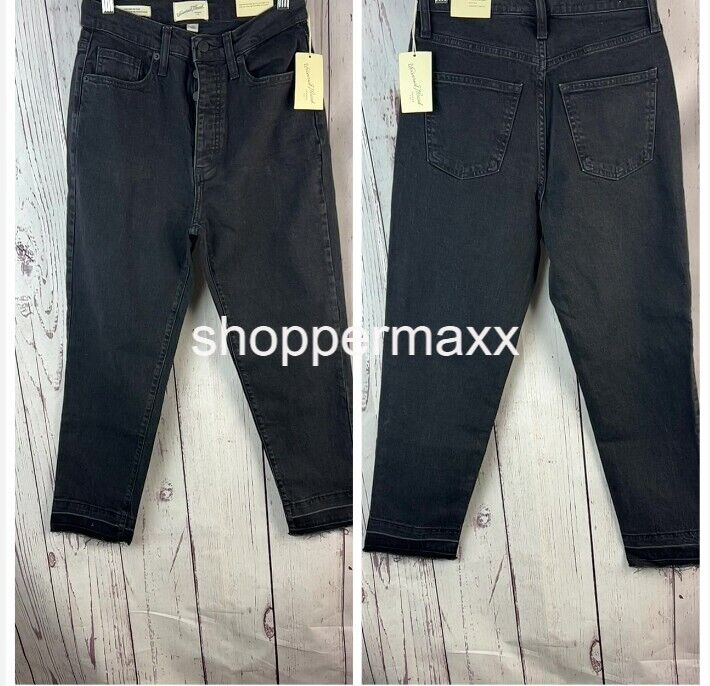 Women's High-Rise 90's Slim Jeans - Universal Thread, Black, SIze- 4 Short
