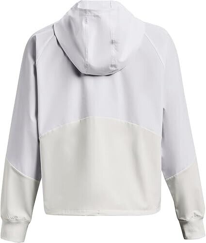 Under Armour 1371164 full zip jacket (100) White / Gray Mist / Mellow Orange 1X