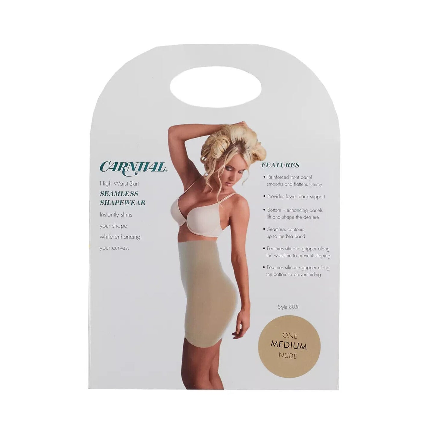 Carnival Seamless High-Waisted Shaping Skirt 805 XXL