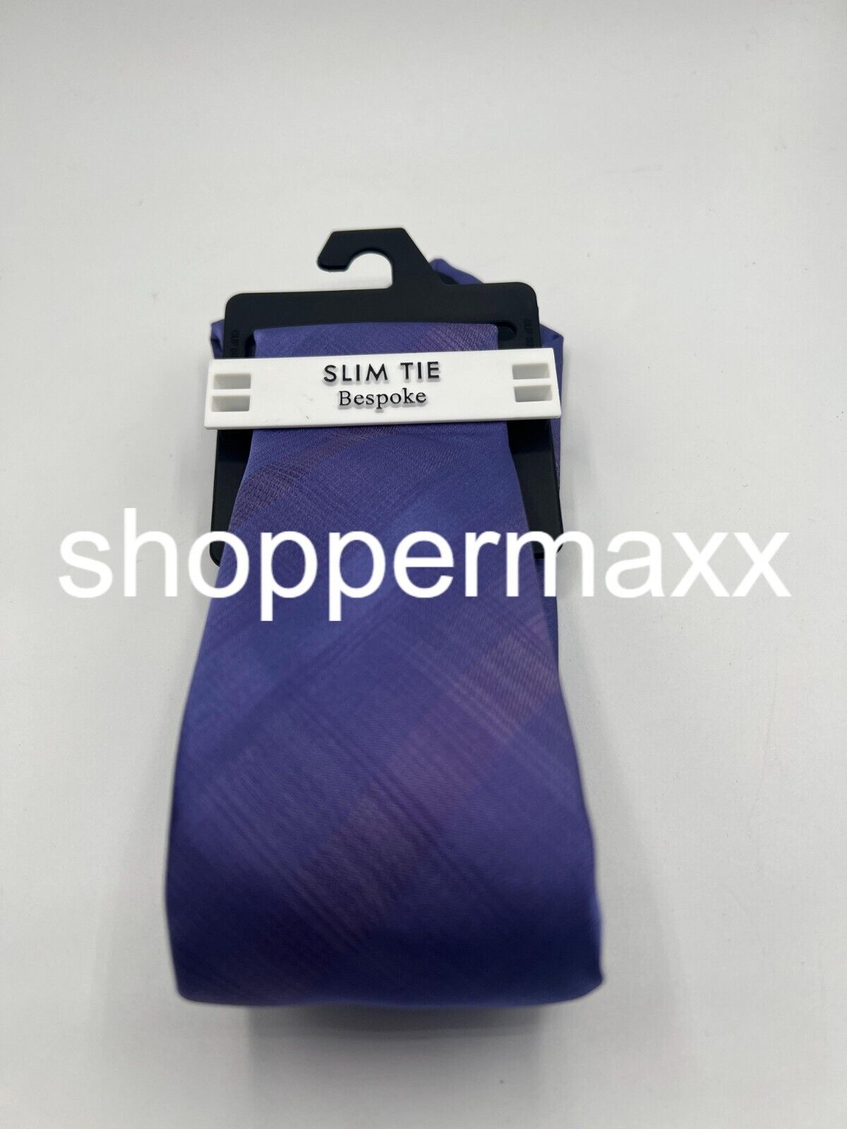 Bespoke Slim Tie, Purple, One Size