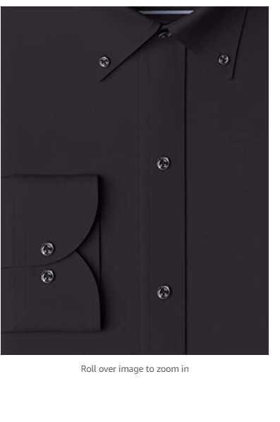 Buttoned Down Men's Slim-Fit Button Collar Solid Pocket Options Black 14.5" N/32