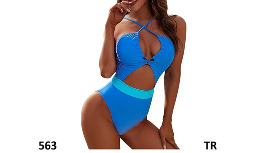 Blooming Jelly Women's High Waisted Sexy Monokini One Piece Swimsuits Cut Out, S
