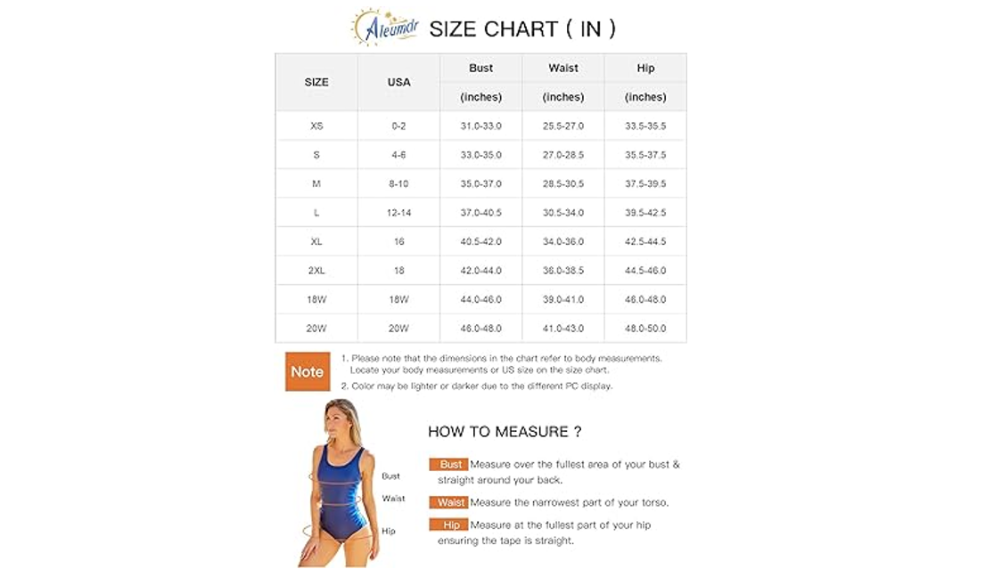 Aleumdr Women's Sexy Bathing Suit One Piece Swimsuits Criss Cross Back Pushup, M