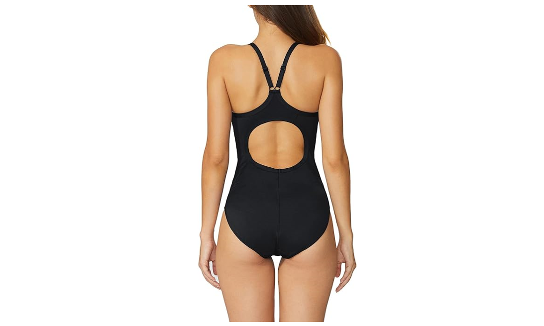 BALEAF Women's Athletic Training Adjustable Strap 1 Piece Swimsuit Swimwear, 36