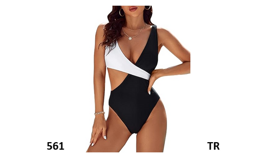 Blooming Jelly Womens One Piece Cutout Swimsuits Sexy High Cut Bathing Suits, S