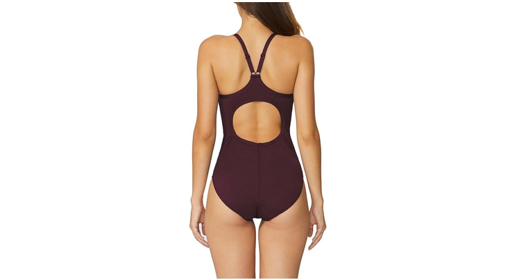 BALEAF Women's Athletic Training Adjustable Strap One Piece Swimsuit Swimwear,36